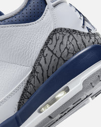 Jordan Kids' Air Jordan 3 Retro BG (GS) White/Midnight
