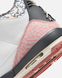 Jordan Kids' Air Jordan 3 Retro "Red Stardust" (GS) White/Anthracite