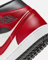 Jordan Women's Air Jordan 1 Mid Sail/Gym Red
