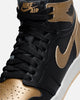 Jordan Kids' Air Jordan 1 High OG  (GS)"Metallic Gold" Black/Metallic