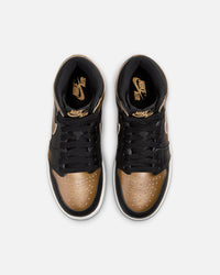 Jordan Kids' Air Jordan 1 High OG  (GS)"Metallic Gold" Black/Metallic
