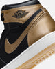 Jordan Kids' Air Jordan 1 High OG  (GS)"Metallic Gold" Black/Metallic