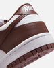 Nike Kids' Dunk Low (GS) White/Redwood-Gym Red