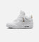Jordan Women's Air Jordan 4 Net "Triple White" White/Metallic