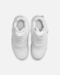 Jordan Women's Air Jordan 4 Net "Triple White" White/Metallic
