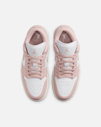 Jordan Women's Air Jordan 1 Low "Strawberry Milk" White/Pink Oxford