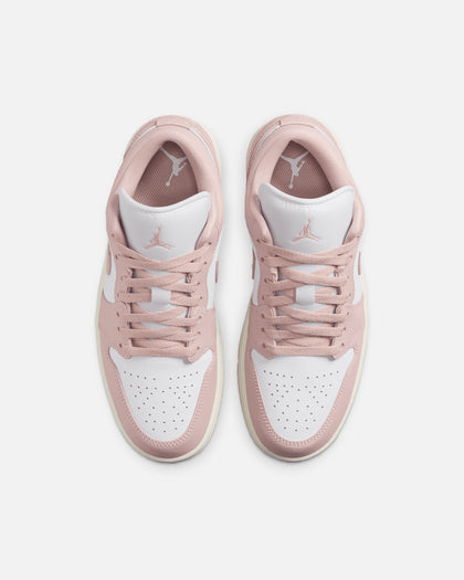 Jordan Women's Air Jordan 1 Low "Strawberry Milk" White/Pink Oxford