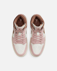 Jordan Women's Air Jordan 1 Mid "Neapolitan" Pink Oxford/Archaeo Brown