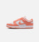 Nike Women's Dunk Low White/Lt Wild Mango