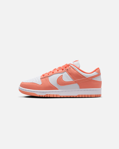 Nike Women's Dunk Low White/Lt Wild Mango