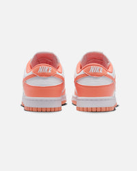 Nike Women's Dunk Low White/Lt Wild Mango
