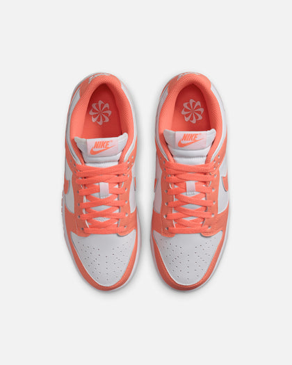 Nike Women's Dunk Low White/Lt Wild Mango