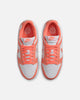 Nike Women's Dunk Low White/Lt Wild Mango