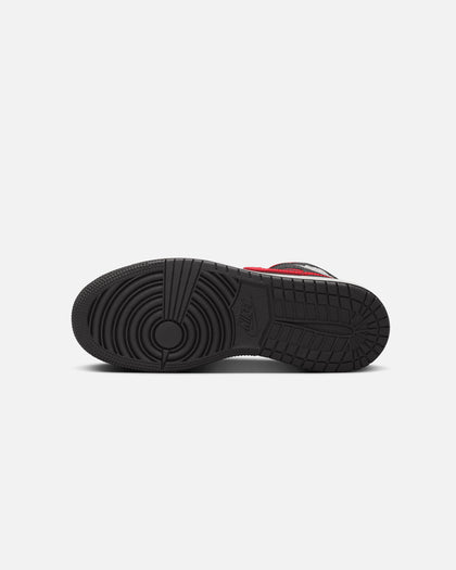 Jordan Kids' Air Jordan 1 Mid (GS) Black/Varsity Red
