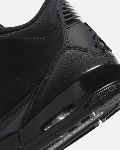 Jordan Kids' Air Jordan 3 Retro (GS) "Black Cat" Black/Charcoal