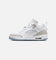 Jordan Kids' Spizike Low (GS) White/Neutral Grey-Metallic Silver