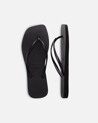 Havaianas Women's Slim Square Thongs Black