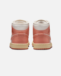 Jordan Women's Air Jordan 1 Mid Sail/Lt Madder Root