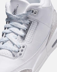 Jordan Kids' Air Jordan 3 Retro "Pure Money" (GS) White/Silver