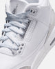 Jordan Kids' Air Jordan 3 Retro "Pure Money" (GS) White/Silver