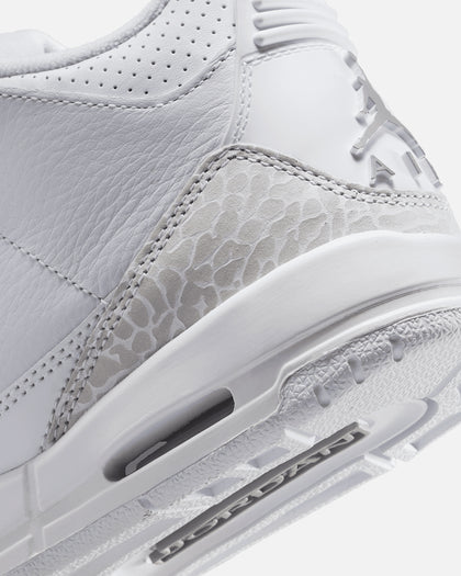 Jordan Kids' Air Jordan 3 Retro "Pure Money" (GS) White/Silver