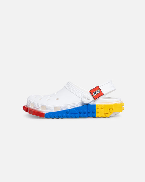 Crocs X LEGO® 4LW System Clog White/Blue/Yellow