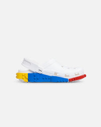 Crocs X LEGO® 4LW System Clog White/Blue/Yellow