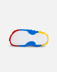 Crocs X LEGO® 4LW System Clog White/Blue/Yellow