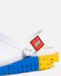 Crocs X LEGO® 4LW System Clog White/Blue/Yellow
