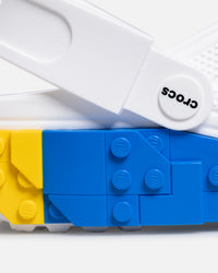 Crocs X LEGO® 4LW System Clog White/Blue/Yellow