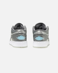 Jordan Kids' Air Jordan 1 Low SE (GS) Flat Pewter/Blue Chill