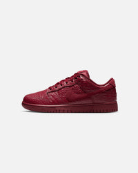 Nike Women's Dunk Low "Croc Skin" Team Red