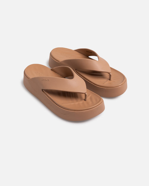 Crocs Women's Getaway Platform Flip Chocolate