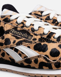 Reebok Women's Classic AZ Cheetah/White/Black