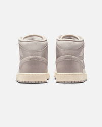 Nike Women's Air Jordan 1 Mid SE Light Iron Ore/Pale Ivory/Oatmeal/Enigma Stone