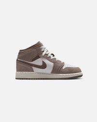 Jordan Kids' Air Jordan 1 Mid (GS) Enigma Stone