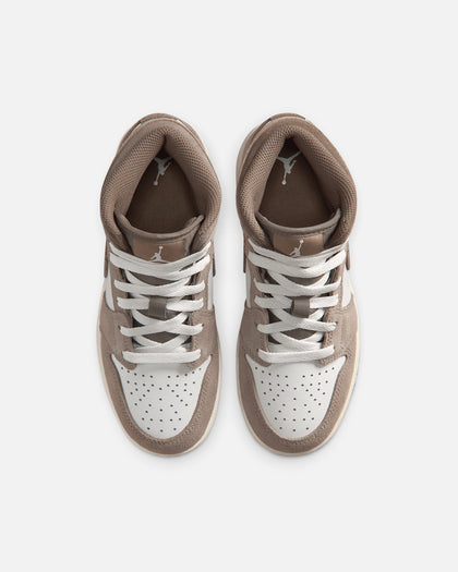 Jordan Kids' Air Jordan 1 Mid (GS) Enigma Stone
