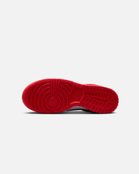 Nike Women's Dunk Low Suede Sail/Lt Crimson-White-Metallic Silver