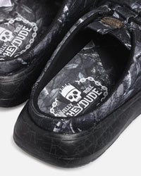 Hey Dude Jelly Roll Wally Edge Slip Black/Camo