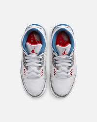 Jordan Jordan Kids' Air Jordan 3 Retro "True Blue" (GS) White/Red/Blue