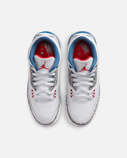 Jordan Jordan Kids' Air Jordan 3 Retro "True Blue" (GS) White/Red/Blue