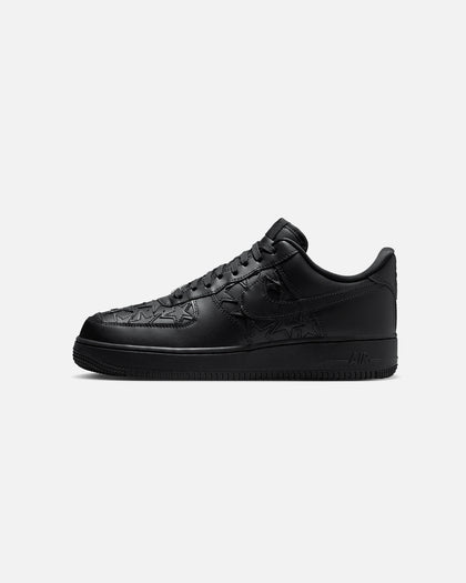 Nike Air Force 1 '07 Edge Black/Black-Metallic Silver