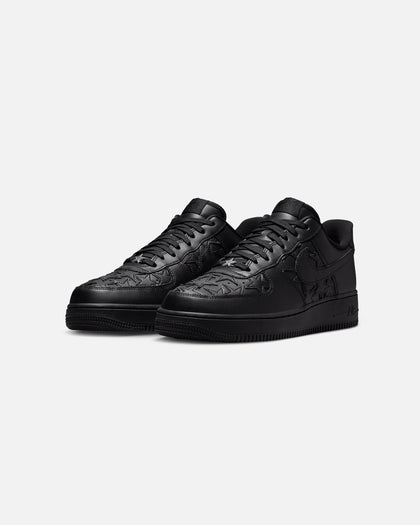 Nike Air Force 1 '07 Edge Black/Black-Metallic Silver