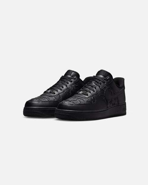 Nike Air Force 1 '07 Edge Black/Black-Metallic Silver