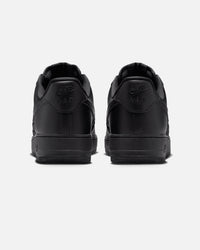 Nike Air Force 1 '07 Edge Black/Black-Metallic Silver