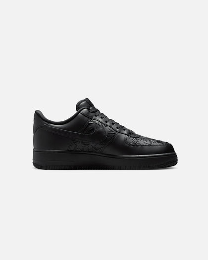 Nike Air Force 1 '07 Edge Black/Black-Metallic Silver