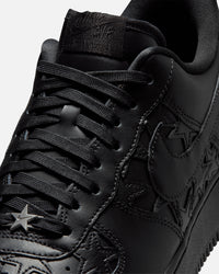 Nike Air Force 1 '07 Edge Black/Black-Metallic Silver