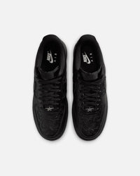 Nike Air Force 1 '07 Edge Black/Black-Metallic Silver