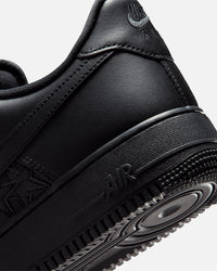 Nike Air Force 1 '07 Edge Black/Black-Metallic Silver