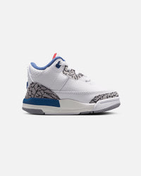 Jordan Kids' Air Jordan 3 Retro "True Blue" (TD) White/Red/Blue